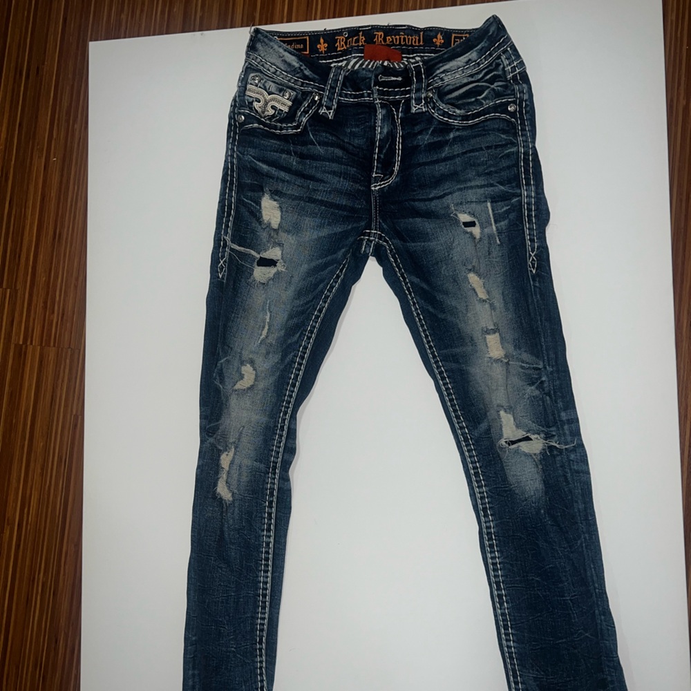 COPY - Rock revival jeans, blue jean, 32, comfort